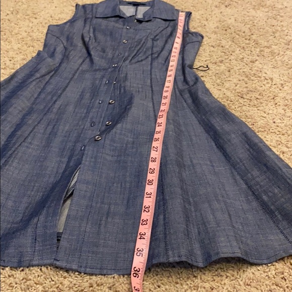 Tommy Hilfiger 2 denim shirt dress button down - Picture 8 of 9